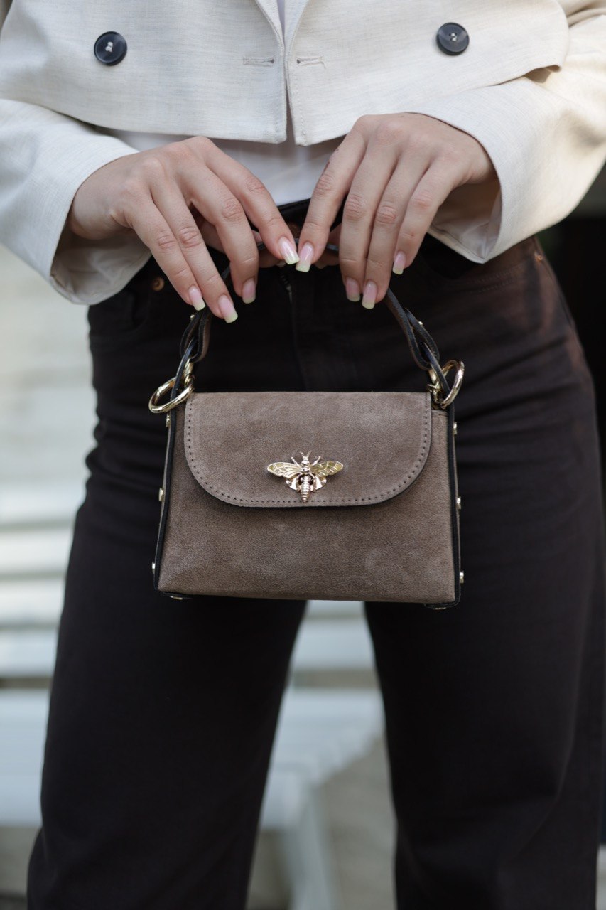 Італійські жіночі малі шкіряні сумки Savini